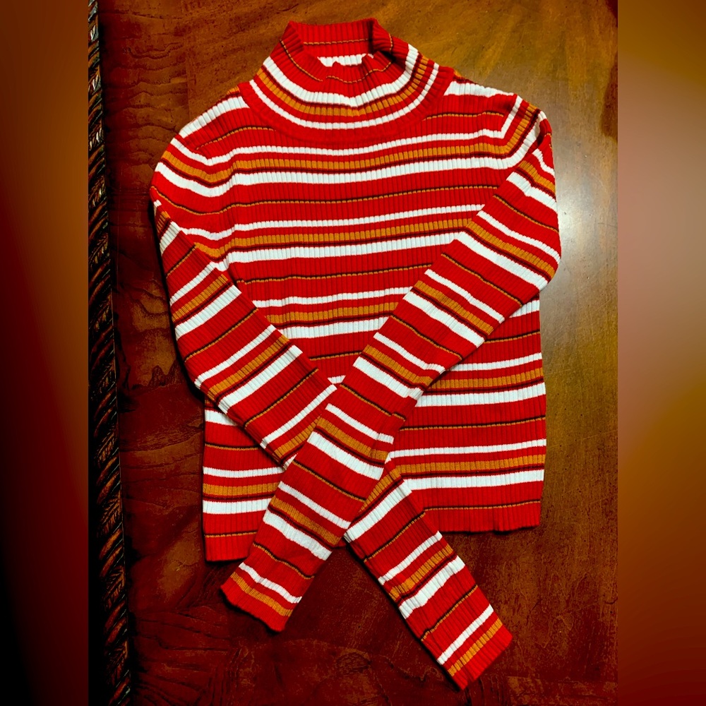 Red Striped Sweater